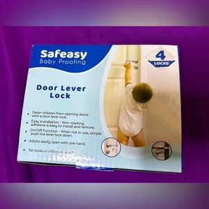 4 Baby safety door lever locks